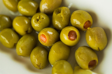 Traditional Turkish Breakfast with sesame bagel and fry egg with sausage.Used ceramic breakfast set and copper egg pan.