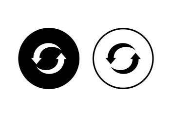 Recycle icons set vector on white background. Recycle and some packaging sign. environment icon