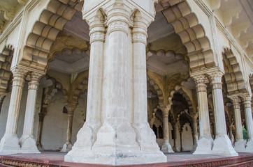 Agra fort an UNESCO heritage monument site in Agra