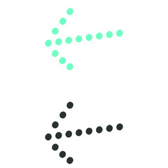  Flat left background Icon in isometric style