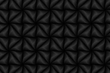 Obraz premium Abstract black geometry seamless pattern. Elegent luxury dark background vector illustration