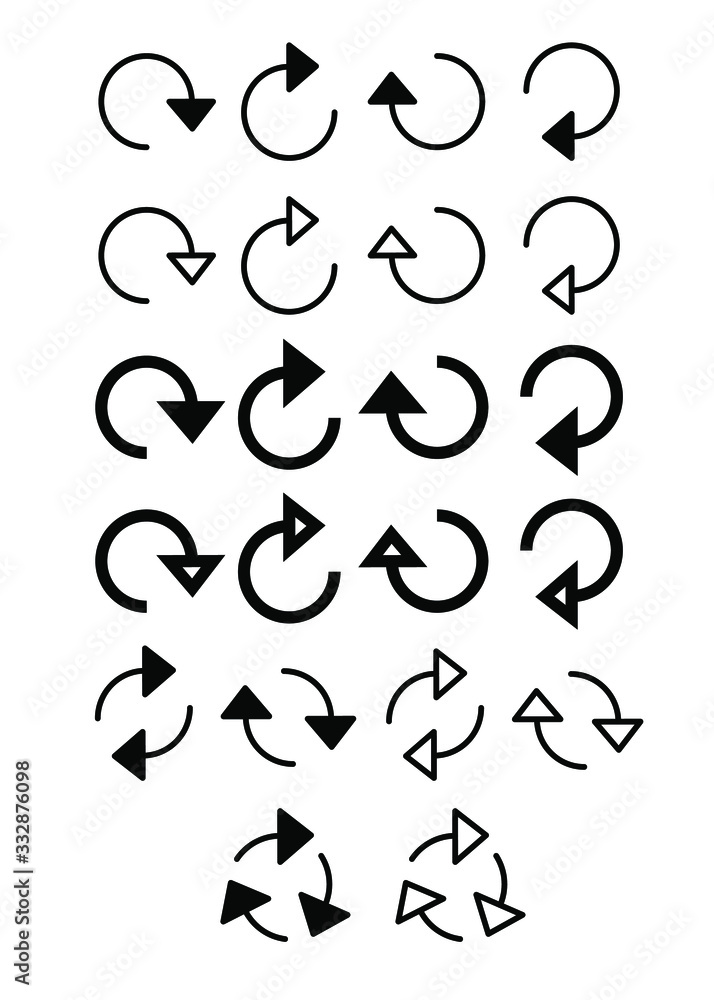 Poster arrow vector collection with elegant style and black color. vector eps 10. abstract elements for bus