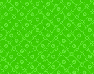 Seamless dollar bills pattern