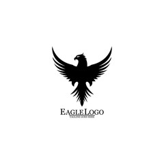 Eagle icon logo design vector template