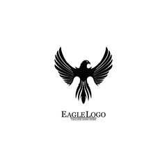 Obraz premium Eagle icon logo design vector template