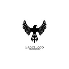 Eagle icon logo design vector template