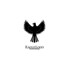Eagle icon logo design vector template