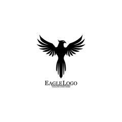 Eagle icon logo design vector template