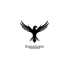 Eagle icon logo design vector template