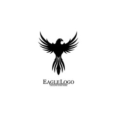 Eagle icon logo design vector template