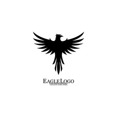 Eagle icon logo design vector template