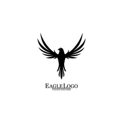 Eagle icon logo design vector template