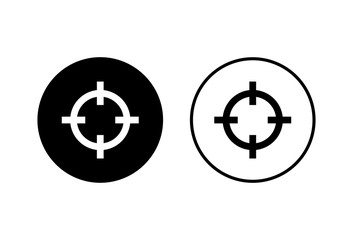 Target icons set on white background. Target vector icon. goal icon. marketing target. Aim