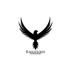 Eagle icon logo design vector template