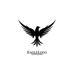 Eagle icon logo design vector template