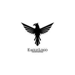 Eagle icon logo design vector template