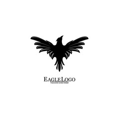 Eagle icon logo design vector template