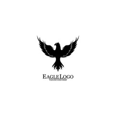 Eagle icon logo design vector template