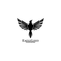 Eagle icon logo design vector template