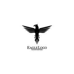 Eagle icon logo design vector template