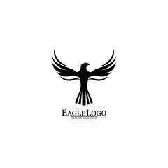 Obraz premium Eagle icon logo design vector template