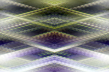 Bright intercrossing arrow shaped rays of light forming complex geometrical structures abstract texture/background.