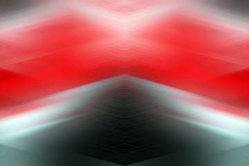 Bright intercrossing arrow shaped rays of light forming complex geometrical structures abstract texture/background.