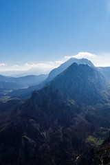 mountains peak in the basque country