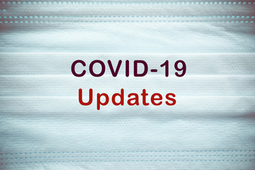 topic coronavirus update news concept pandemic spread of covid-19