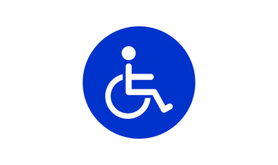 Handicapped wheelchair sign,Disabled Handicap Icon