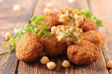 fried falafel- chickpea and spice