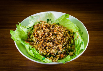 Turkish Gavurdagi Salad with walnut. coban or choban salatasi