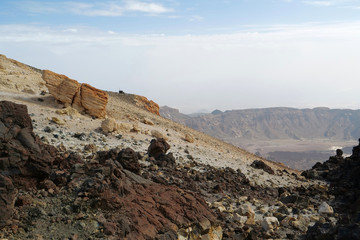 Caldera of Volcano Teide, Tenerife island, Canary islands, Spain