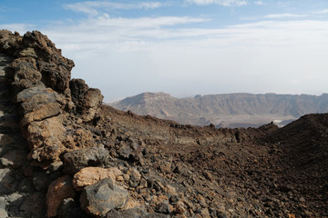 Obraz premium View from Volcano Teide, Tenerife, Canary islands, Spain
