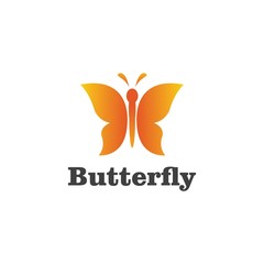 Butterfly Logo Vector And Beauty