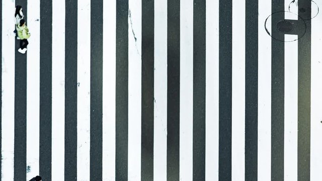 4K 東京　街　交差点　タイムラプス　交通　人々　町並み　昼　