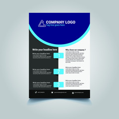 Corporate flyer template 