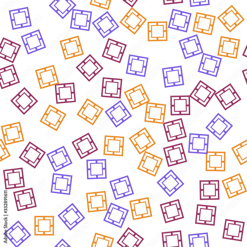 Poster colorful pattern with different shapes objects. texture background for textile, print, paper, fabric