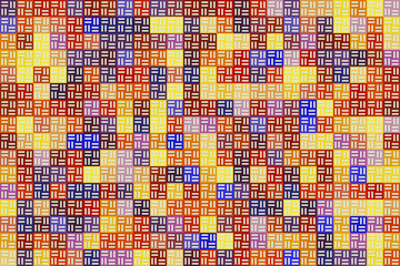 Fototapeta premium Colorful Geometric background for your design. Template for design, banner, flyer, business card, poster, wallpaper