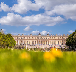 Obraz premium Chateau de Versailles during spring time in Paris FRANCE