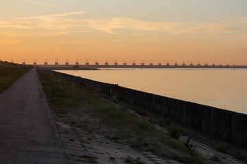 Evening mood by the sea