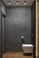 modern bathroom interior