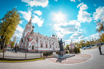 Fototapeta na wymiar Orthodox Church in Grodno.