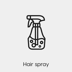 hair spray icon vector sign symbol