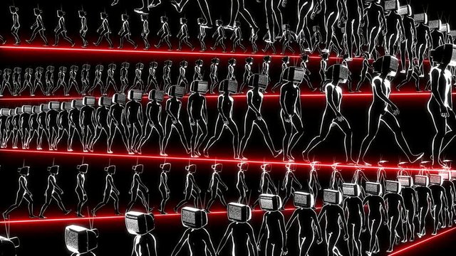 TV Heads VJ Loop