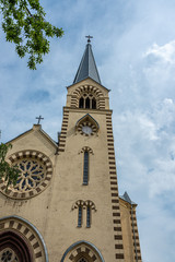 Gothic Peter and Paul Cathedral in Moscow, Russia