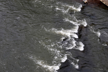 Aerial view of the river of Bilbao