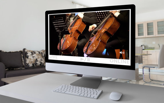Online Concert Of Classical Music.