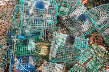 Fischereibedarf: Reusen Körbe Hummerfallen für Fang Hummer Krebse Krustentiere