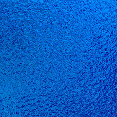 Fototapeta na wymiar Blue metallic foil paper texture background.